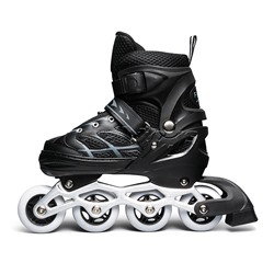 Ролики детские, размер L (цвет черный)