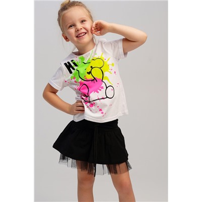 Комплект (Футболка+Юбка-шорты) PLAYTODAY, 1121425