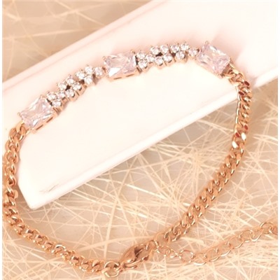 Браслет позолота Н01-14326 длина 16-19 см.