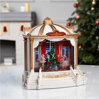 Фигура светодиодная «Сказочный театр», 23.2×10.7×21.6 см, музыка, батарейки ААх3 (не в комплекте), USB, свечение тёплое белое