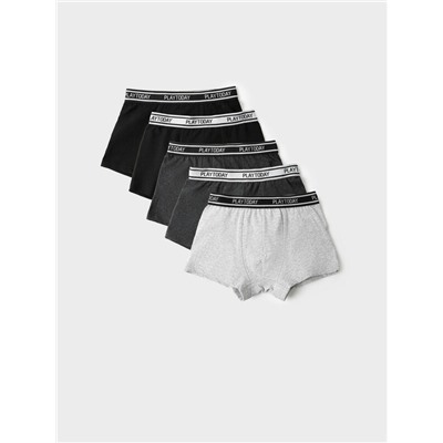 Трусы трикотажные для мальчиков - боксеры, 5 шт в комплекте