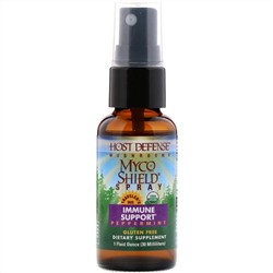 Fungi Perfecti, Organic Myco Shield Spray, Immune Support Peppermint, 1 fl oz (30 ml)