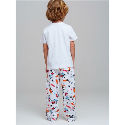 Комплект трикотажный для мальчиков: фуфайка (футболка), брюки