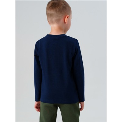 Фуфайка трикотажная для мальчиков (футболка с длинными рукавами)