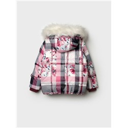 Комплект текстильный с полиуретановым покрытием для девочек: куртка, полукомбинезон