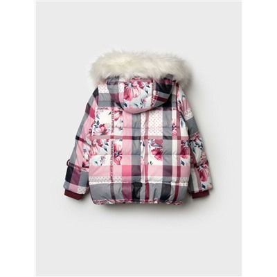 Комплект текстильный с полиуретановым покрытием для девочек: куртка, полукомбинезон