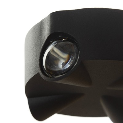 Бра BayerLux «Снек», 4хLED, 4 Вт, 4000К, IP66, чёрный, 9.3×4.5×9.3 см