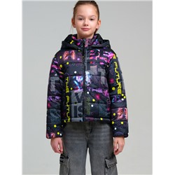 Куртка текстильная с полиуретановым покрытием для девочек