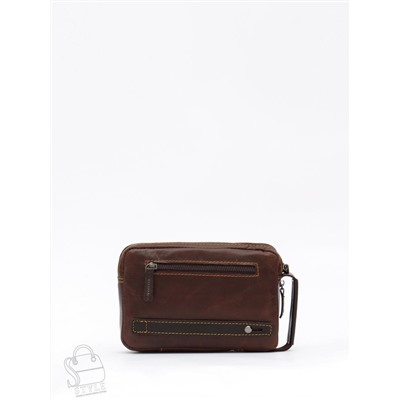 Клатч мужской кожаный 4038TR d.brown Tough Ruder
