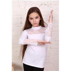 Джемпер Кружевница детский (Белый)