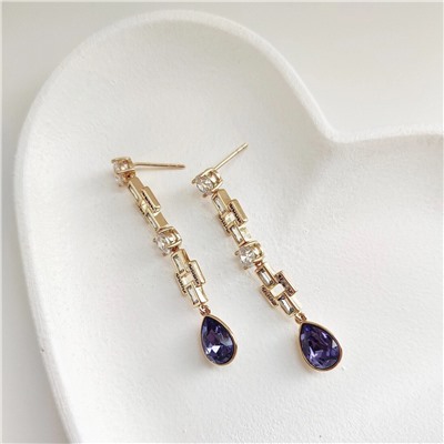 Серьги с кристаллами Swarovski