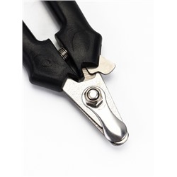 Набор по уходу за когтями: когтерез боковой (отверстие 8 мм) и пилка, черный и красный