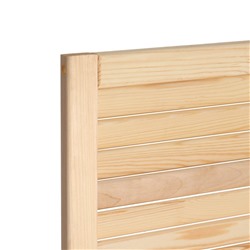 Жалюзийная дверь для бани и сауны, 200×50 см, хвоя, «Добропаровъ»