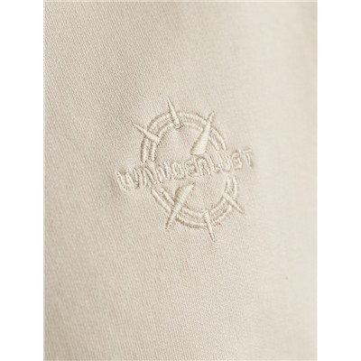 Свитшот с воротом стойкой на молнии из эластичного футера двухнитки