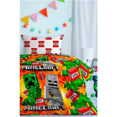 КПБ 1.5 поплин "Juno" рис.16576-1/16577-1 Крипер и Скелет