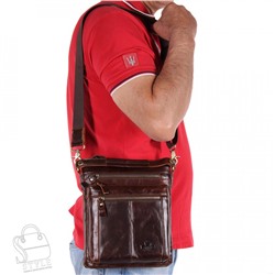 Сумка мужская кожаная 7615Z coffee Zinimxs