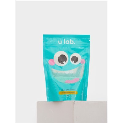 Соль для ванны «Монстрики», 200 г, аромат сахарная зефирка, ULAB