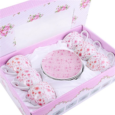 25922 Чайный сервиз 12пр 220мл ЦВЕТЫ LR (х6)