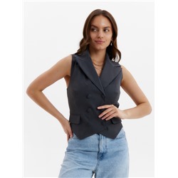 Жилет женский MINAKU: Safari, цвет графитовый, размер 46