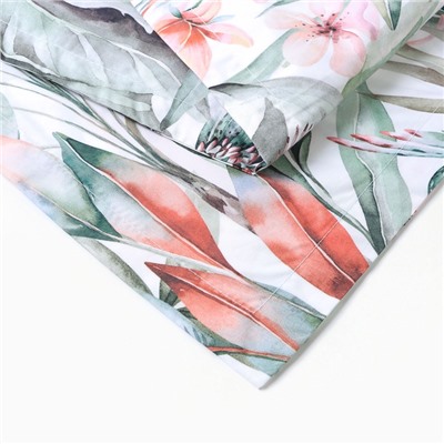 Комплект наволочек «Этель» Exotic island, 70×70+3 см, 2 шт., перкаль, хлопок 100%