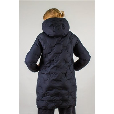 Зимняя куртка с капюшоном арт.611 (Черный)