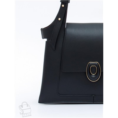 Сумка женская кожаная 2388Y black Polina&Eiterou