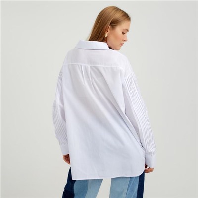 Рубашка женская MINAKU: Casual Collection, размер 50, белая