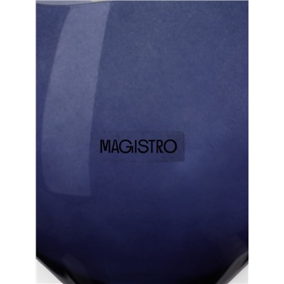 Бокал для вина Magistro «Иллюзия», 540 мл, 10×24 см, стекло, синий