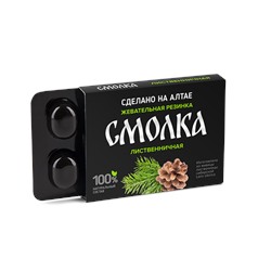 Жевательная резинка Смолка Лиственничная 5 шт.*0,8 гр