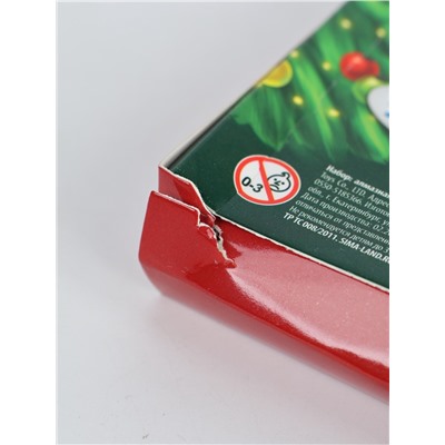 УЦЕНКА Алмазная мозаика на деревянной фигурке "Медвежонок"