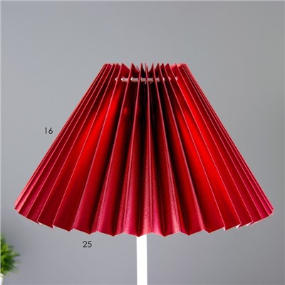 Настольная лампа «Земфира» Е27 40 Вт красный 24×24×35 см RISALUX