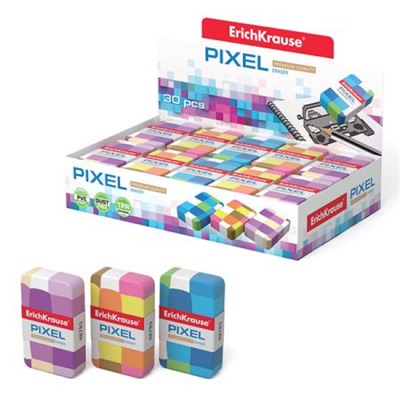 Ластик EK48783 Pixel 44х27х10 мм ErichKrause