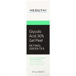 Yeouth, гель-пилинг с 30% гликолевой кислотой, 60 мл (2 жидк. унции)