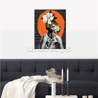 Картина по номерам 40х50 "Непреодолимая загадка" 15 цветов