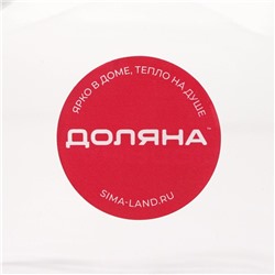 Молочник Доляна «Пакет», 400 мл, 9×7×10,3 см, стекло