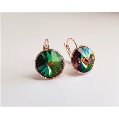 Серьги с кристаллами Swarovski