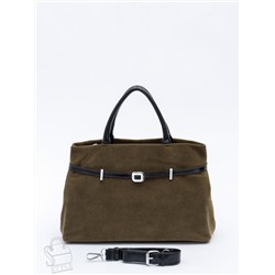 Сумка женская кожаная 91156MSS army green Velina Fabbiano-Safenta в Новосибирске