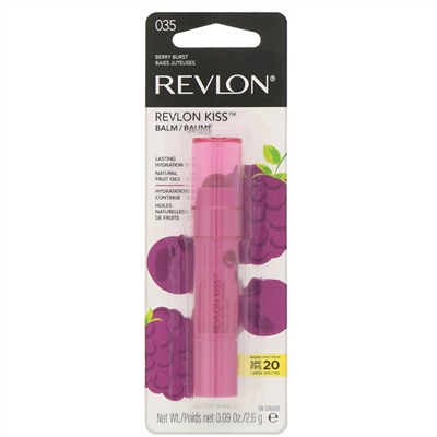 Revlon, Бальзам Kiss, оттенок 035 «Ягодный всплеск»