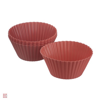 Набор силиконовых форм для выпечки 5 шт