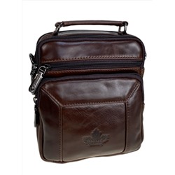 Сумка мужская из натуральной кожи, цвет коричневый