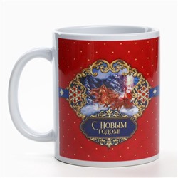 Подарочный набор «Чудесного года»: чай чёрный с апельсином, 50 г, кружка 300 мл., носки 36 - 39 размер