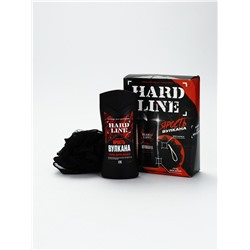 УЦЕНКА HARD LINE, набор "Ярость вулкана", гель для душа, 250 мл и мочалка для тела