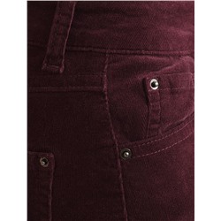 Брюки из эластичного микро-вельвета