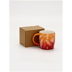 Кружка новогодняя керамическая «Зимний лес», 320 мл