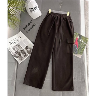 Брюки карго утепленные