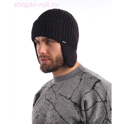 65432 Avella XXL Ушанка мужская флис (60-61)