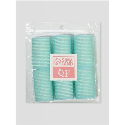 Бигуди «Липучка», d=3.5 см, 6 см, 6 шт., МИКС