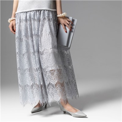 Платье комбинированное с кружевом, Откровенный шик