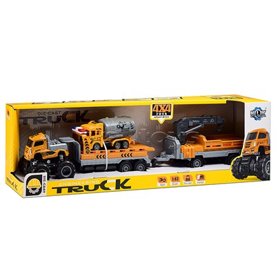 Машина "Прицеп с обратной тягой" 1:43 в коробке