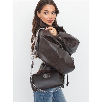 Сумка 0847CH coffee Polina&Eiterou